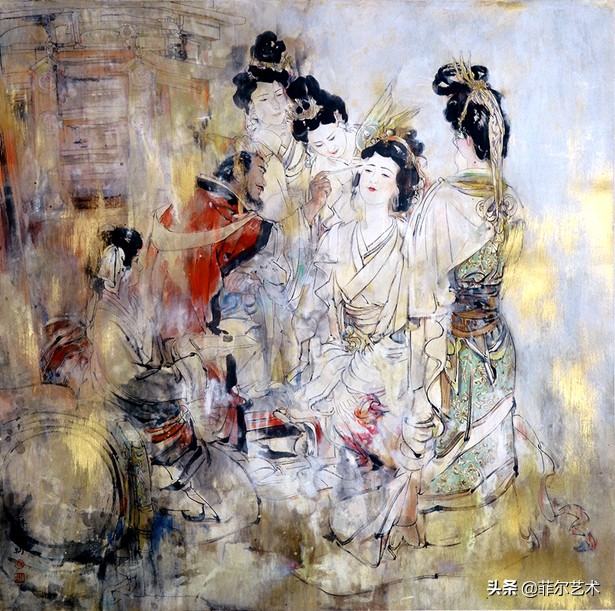 苏维贤人物画作品欣赏,苏维贤人物画艺术