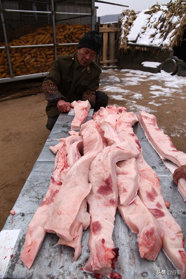 回忆年味东北杀猪菜图片,杀猪菜东北农村年味