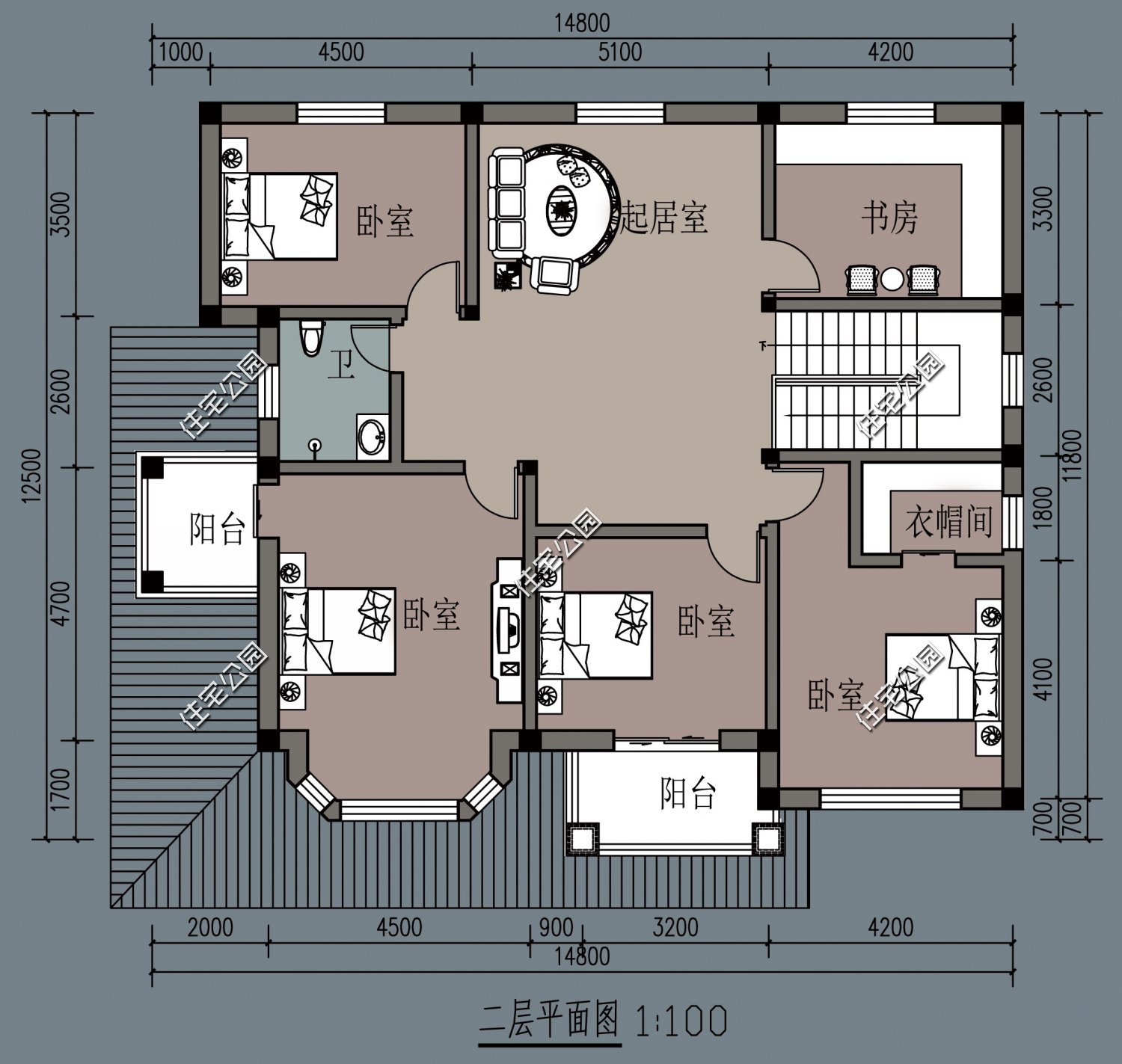 六款农村自建房户型推荐,农村盖房选这10套户型就够了