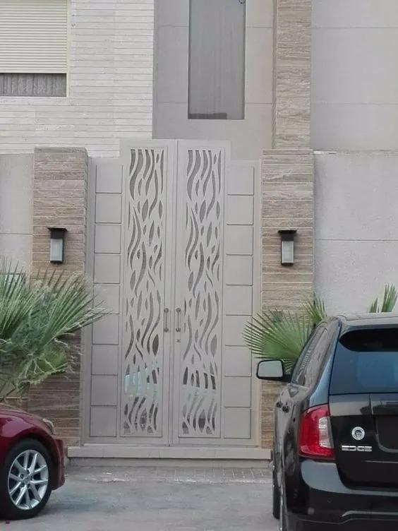 庭院栅栏门锁具,极简庭院栅栏门