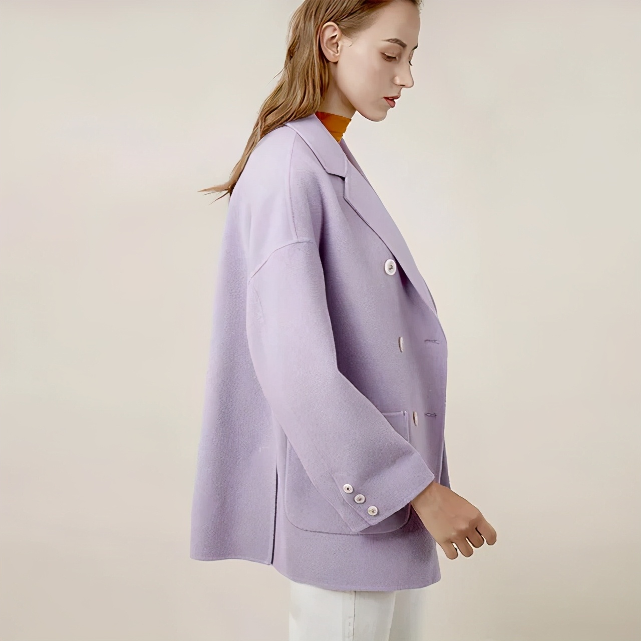 大格子大衣好看吗,焦糖色大衣好看吗