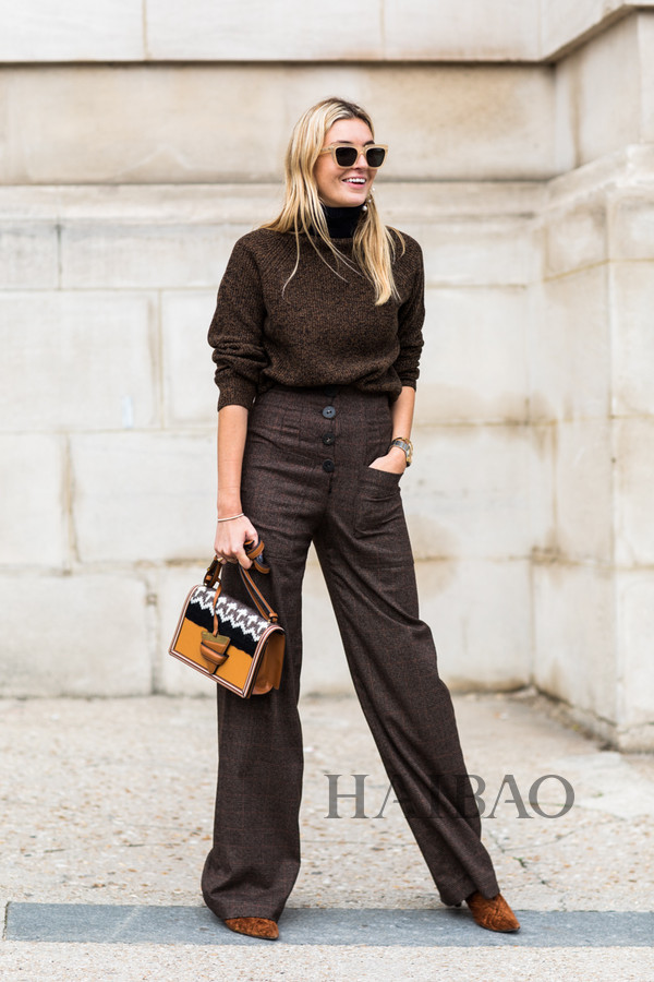 冬季毛衣如何叠穿显高级,宽松毛衣叠穿搭配