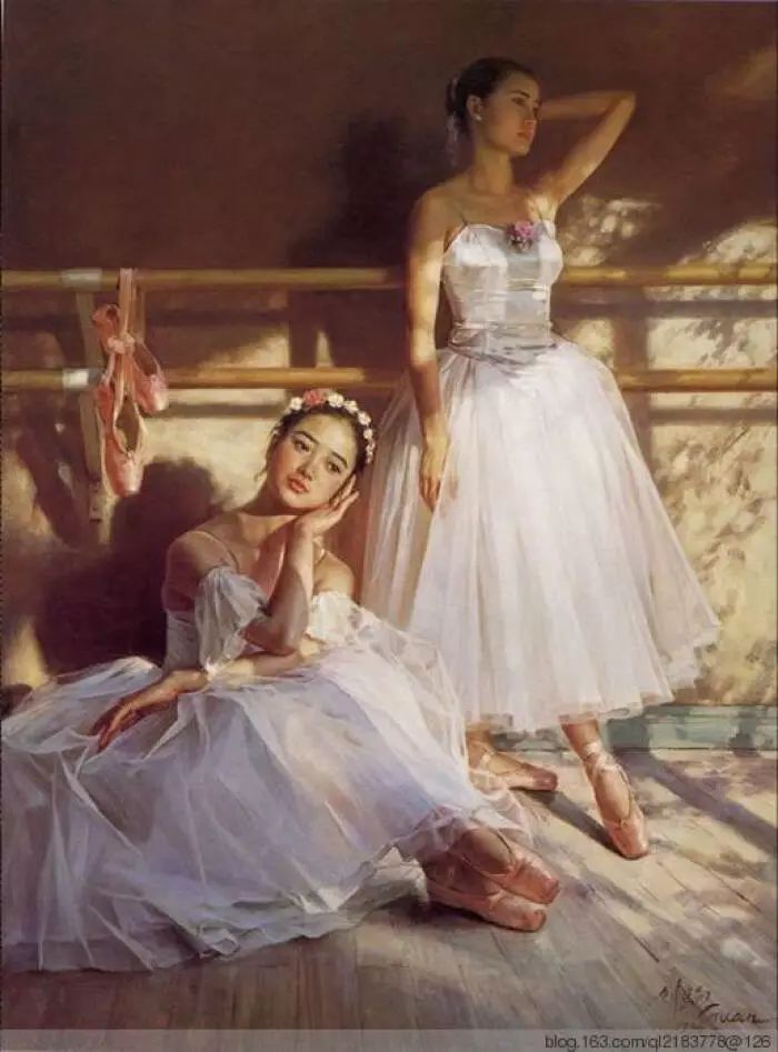 看完心跳加速！他*窥偷**老婆同事跳舞画了一组芭蕾少女卖了1200万