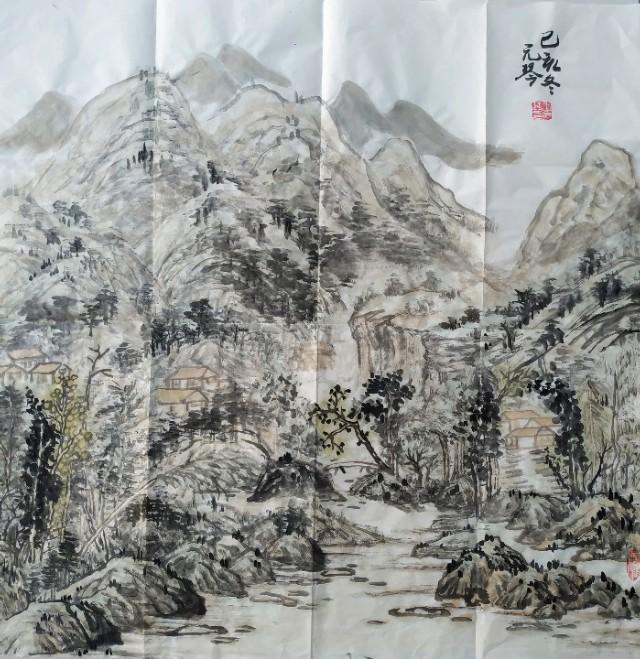 “翰墨飘香迎新年”金台老年大学学员书画作品网展