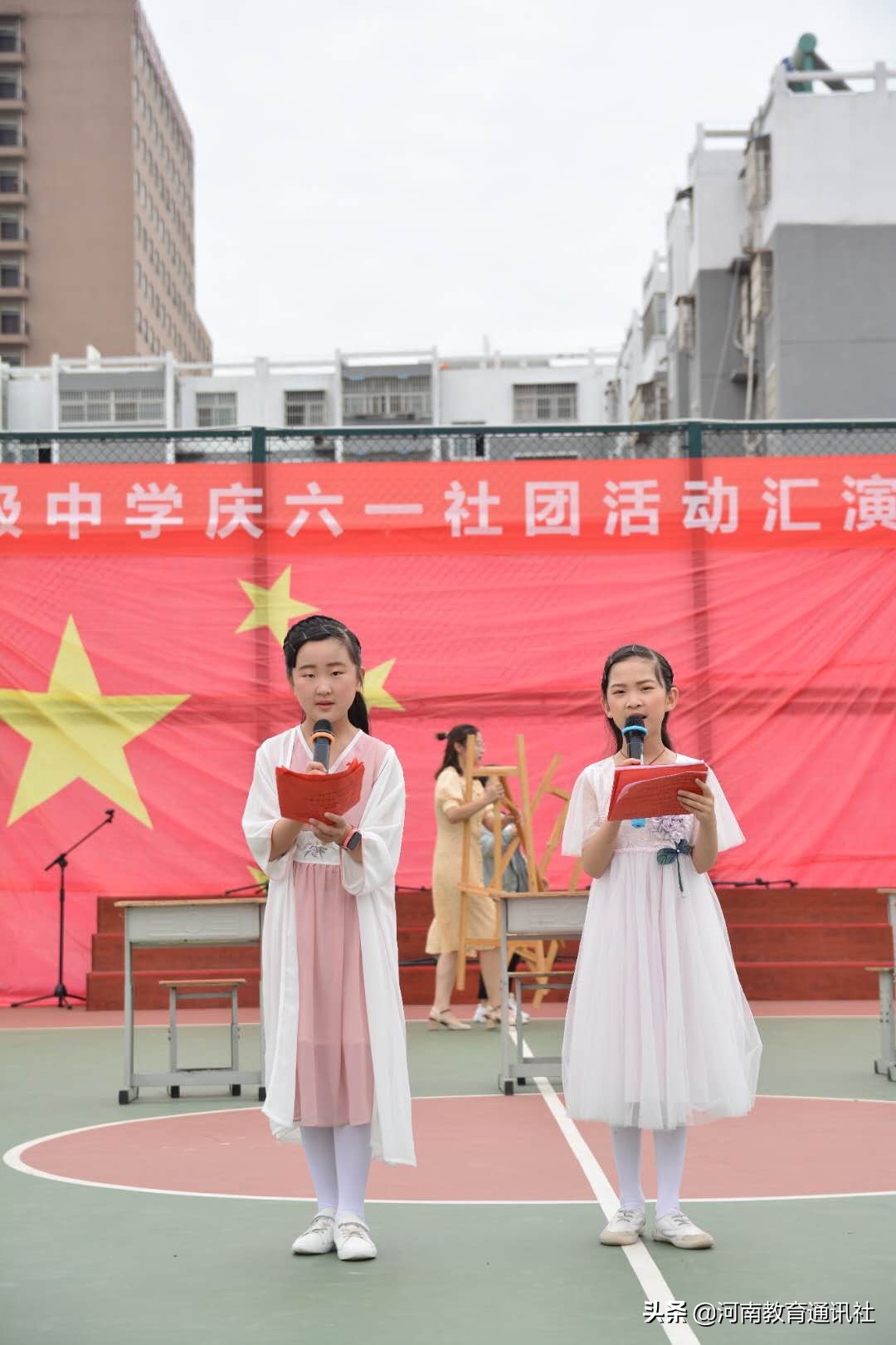 遂平少先队入队仪式,遂平三中小学生入队仪式