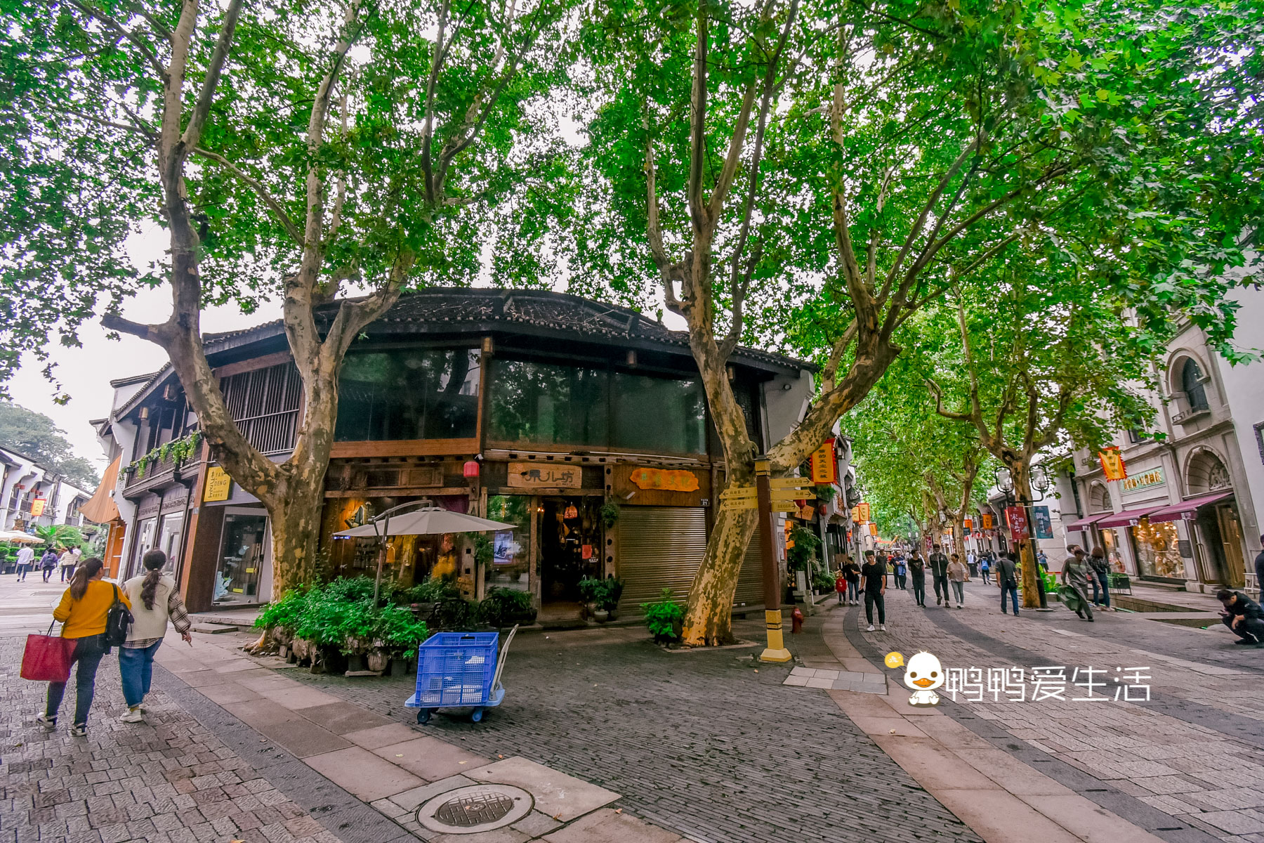 杭州留下历史古街风景,杭州祥符老街历史街区