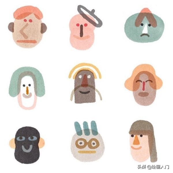 关于《童年》的插画作品,童年我和姥姥手绘插画