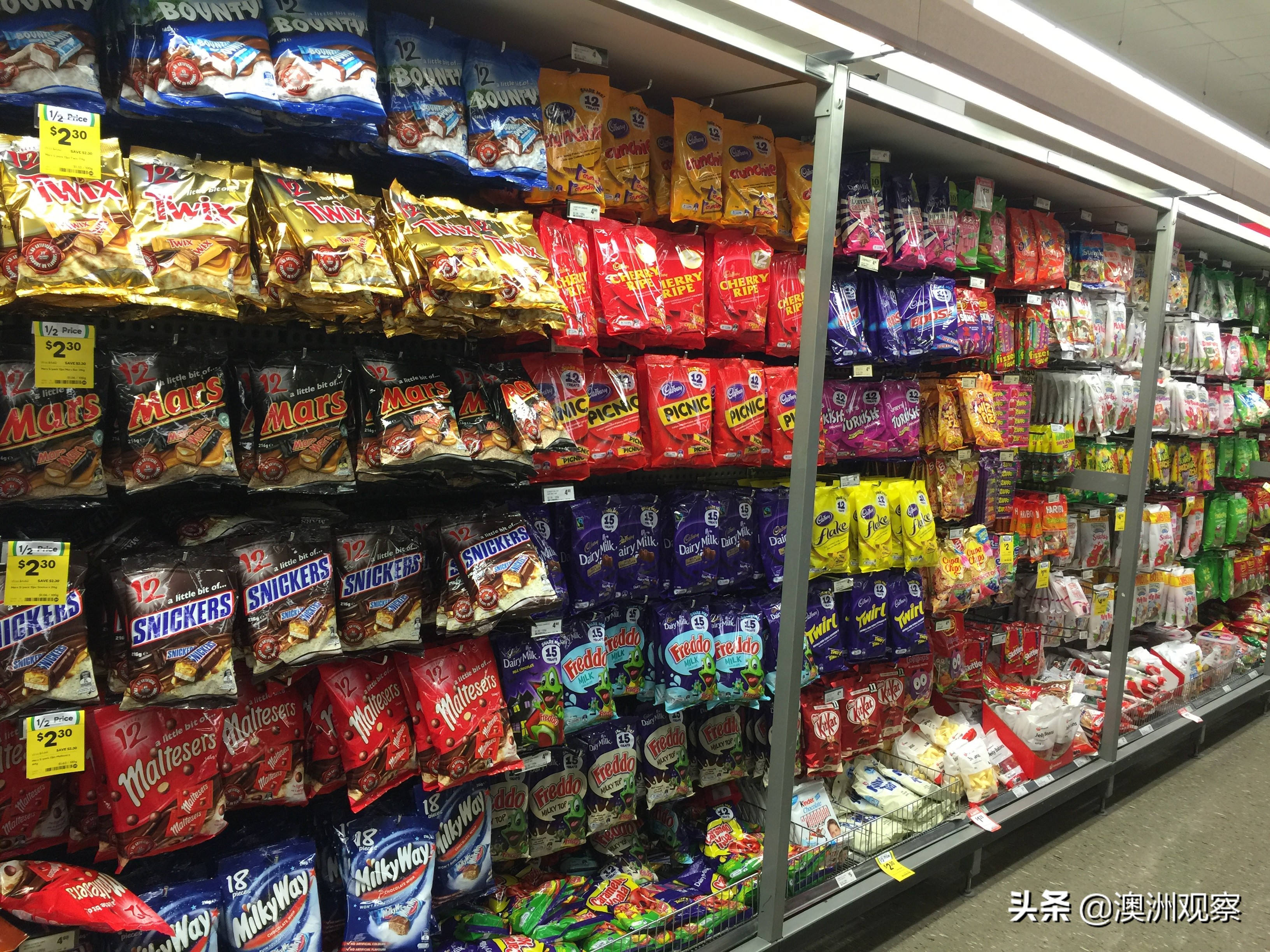 带你逛一下现在的俄罗斯超市,澳洲超市购物价目表