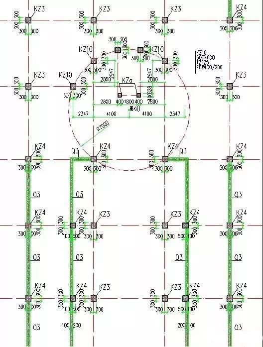 建筑矩形如何放线,八字形建筑中怎么放线