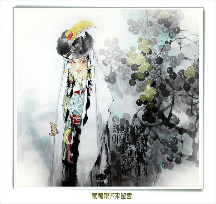 李志远三十张绝美人物画,李智远古风人物画