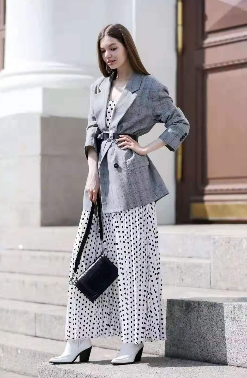 适合梨型身材的显瘦休闲裤穿搭,高个子梨形身材穿什么休闲裤显瘦