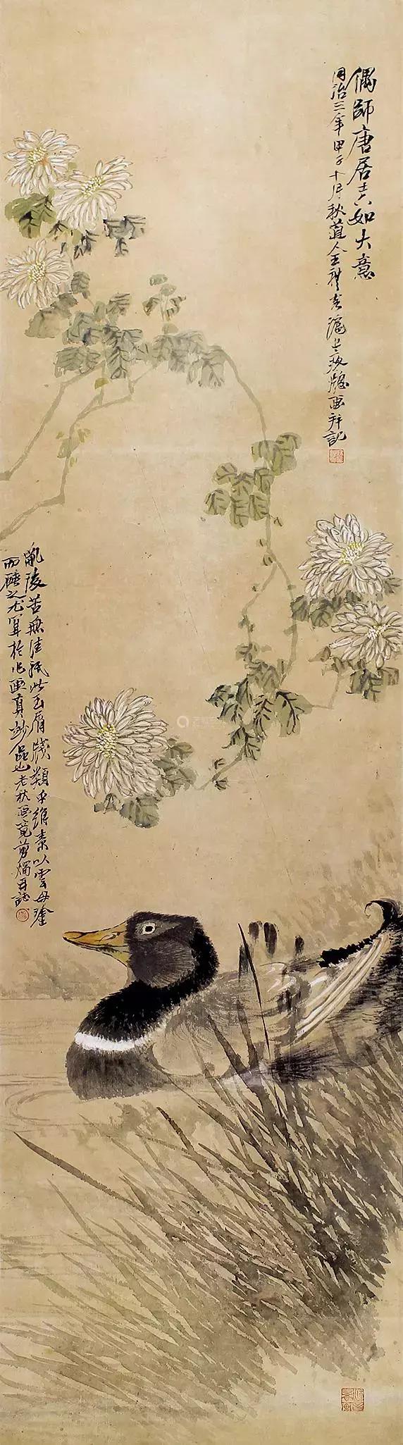 潘天寿100幅花鸟画欣赏,潘天寿花鸟画简史