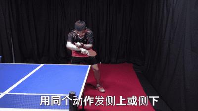 反手拉下旋球是一落台就挥拍吗,反手拉下旋挥拍动作