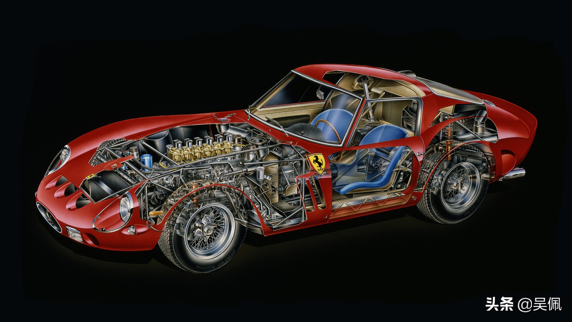 看完DavidKimble的汽车解剖图，你才会知道什么叫艺术大师