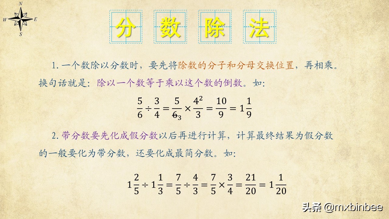 分数四则混合运算的知识整理,小学数学分数混合运算专题讲解