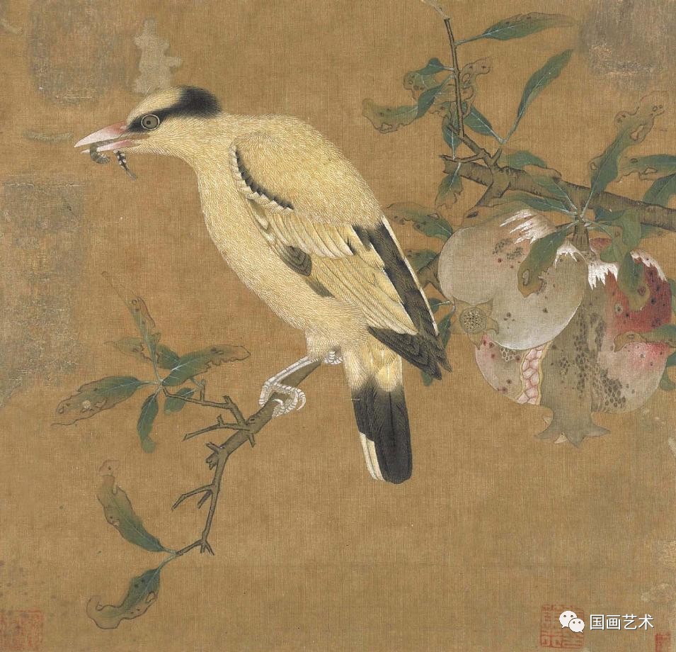 李晓明《柳枝黄鸟图》临摹解析