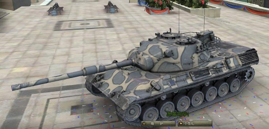 《坦克世界》帅气的豹1人人爱，又能黑枪跑得又快