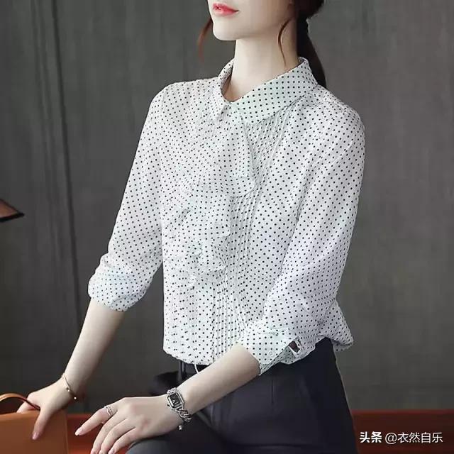 女士职业装百搭衬衫新款洋气时尚,衬衫时尚百搭洋气春秋款