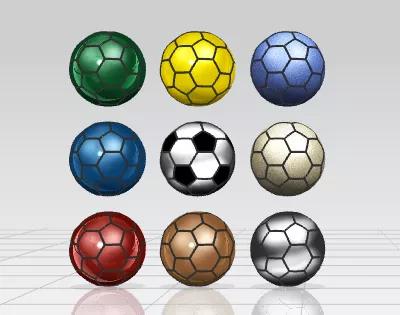 足球模型图,足球三维模型