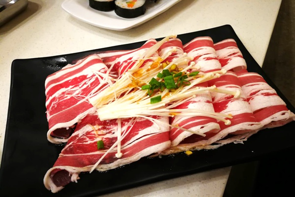 韩式烤肉新铁板,韩式烤肉之炭烤五花肉