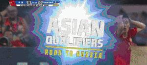 国足让人喷饭的爆笑gif,国足搞笑球场图