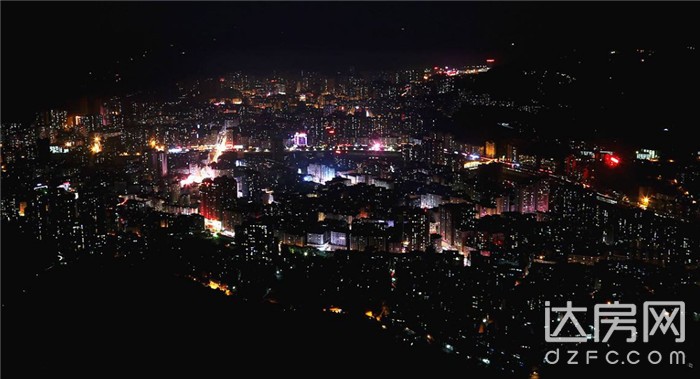 达州南外夜探,达州西外城市夜景