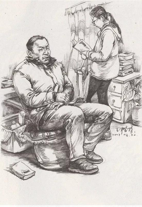 纯干货分享速写知识点,速写裆部褶皱万能模板