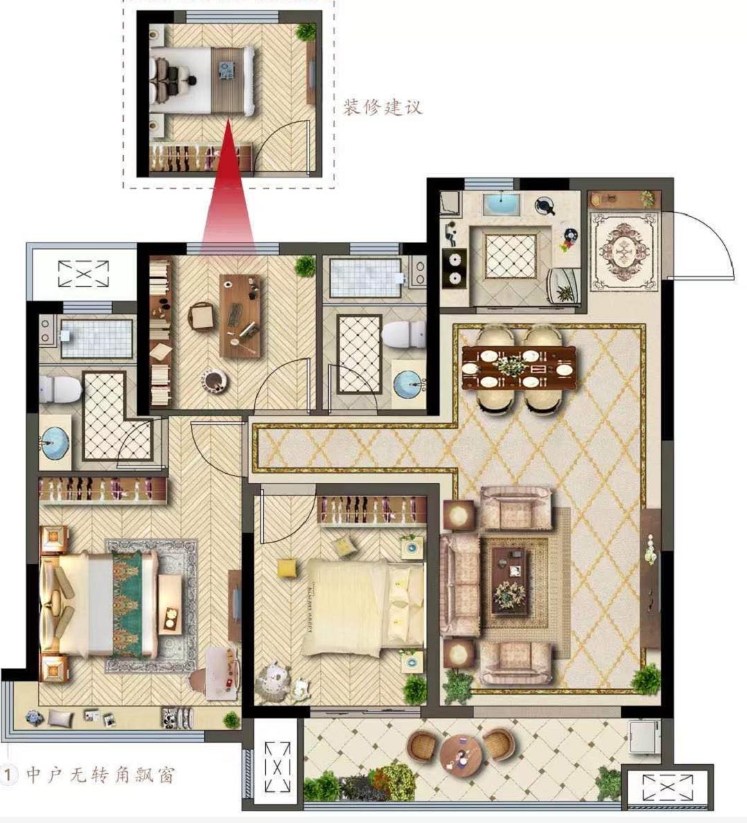 西安精装房口碑好的楼盘,西安中梁壹号院备案价