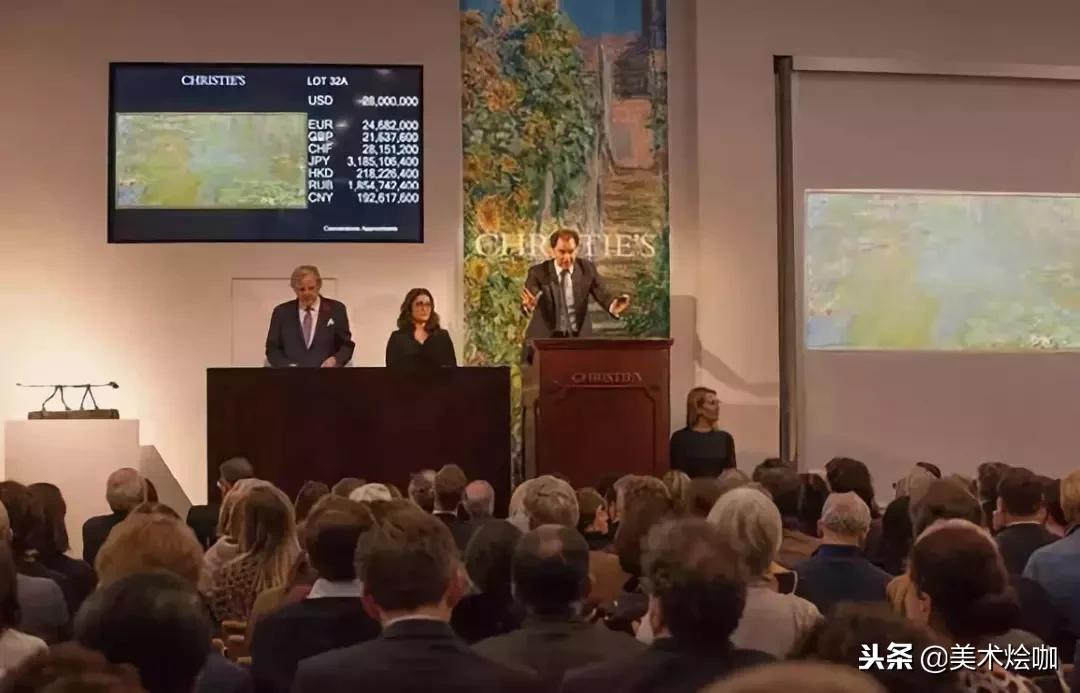 莫奈睡莲拍卖前十成交价,莫奈的哪幅睡莲最值钱