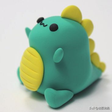 轻黏土可爱又简单的捏法,做一个简单可爱的小萌物用粘土捏