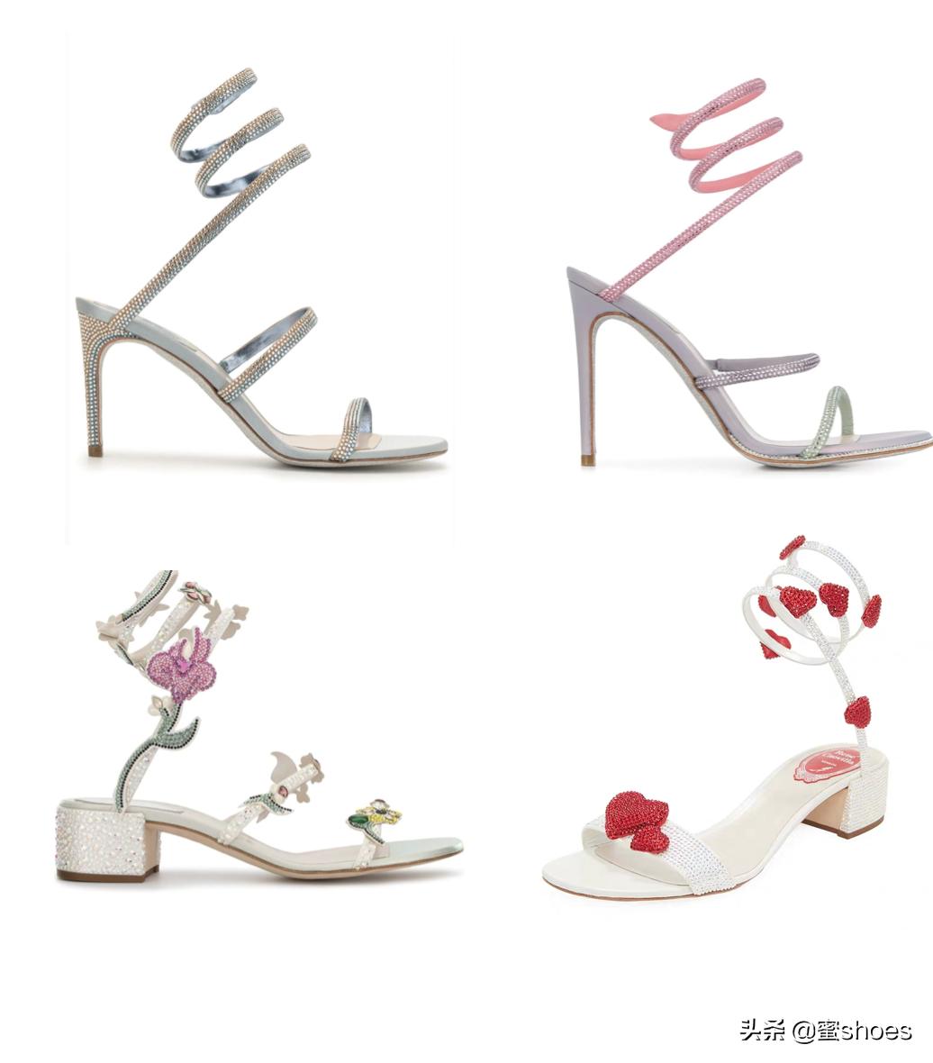 小众设计镂空高帮高跟鞋,小众设计尖头皮带扣高跟鞋