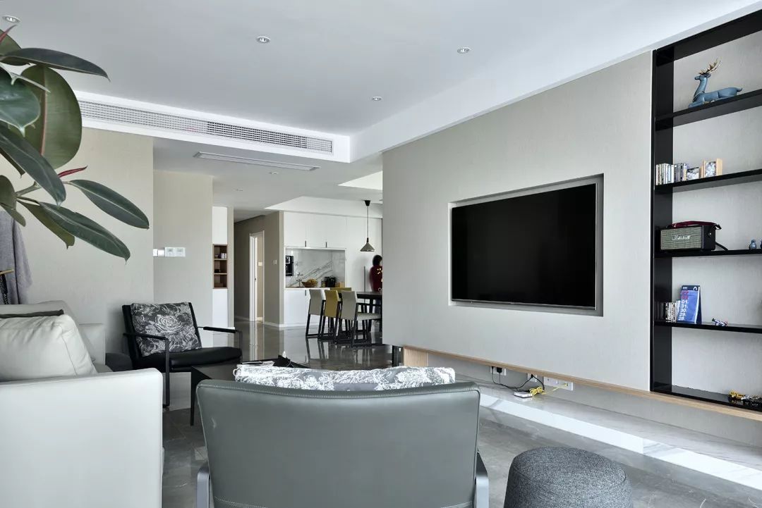 秦皇岛轻奢现代风格,秦皇岛城市人家170平米轻奢装修