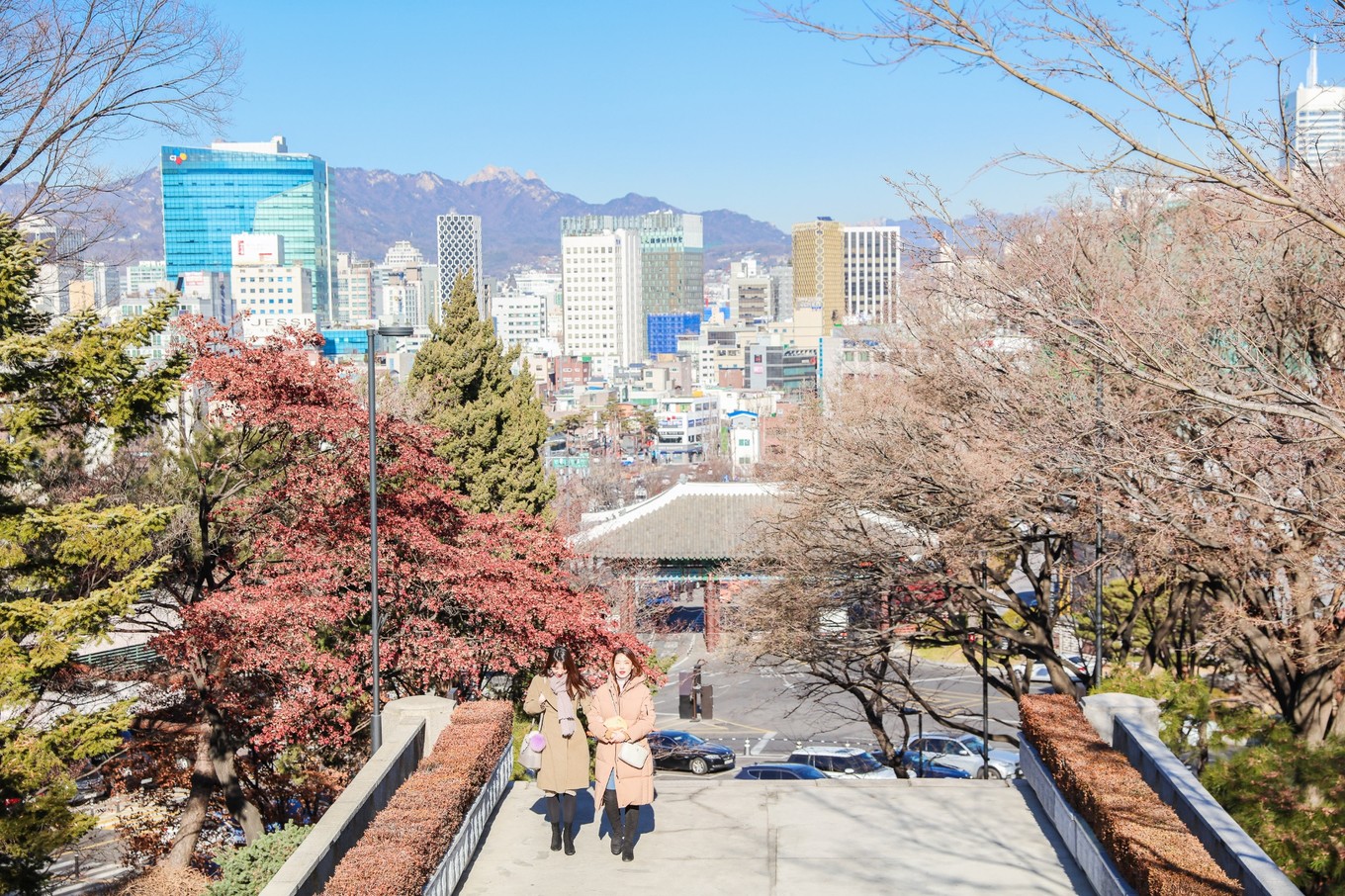 韩国冬天该有的样子,韩国第一次过冬天