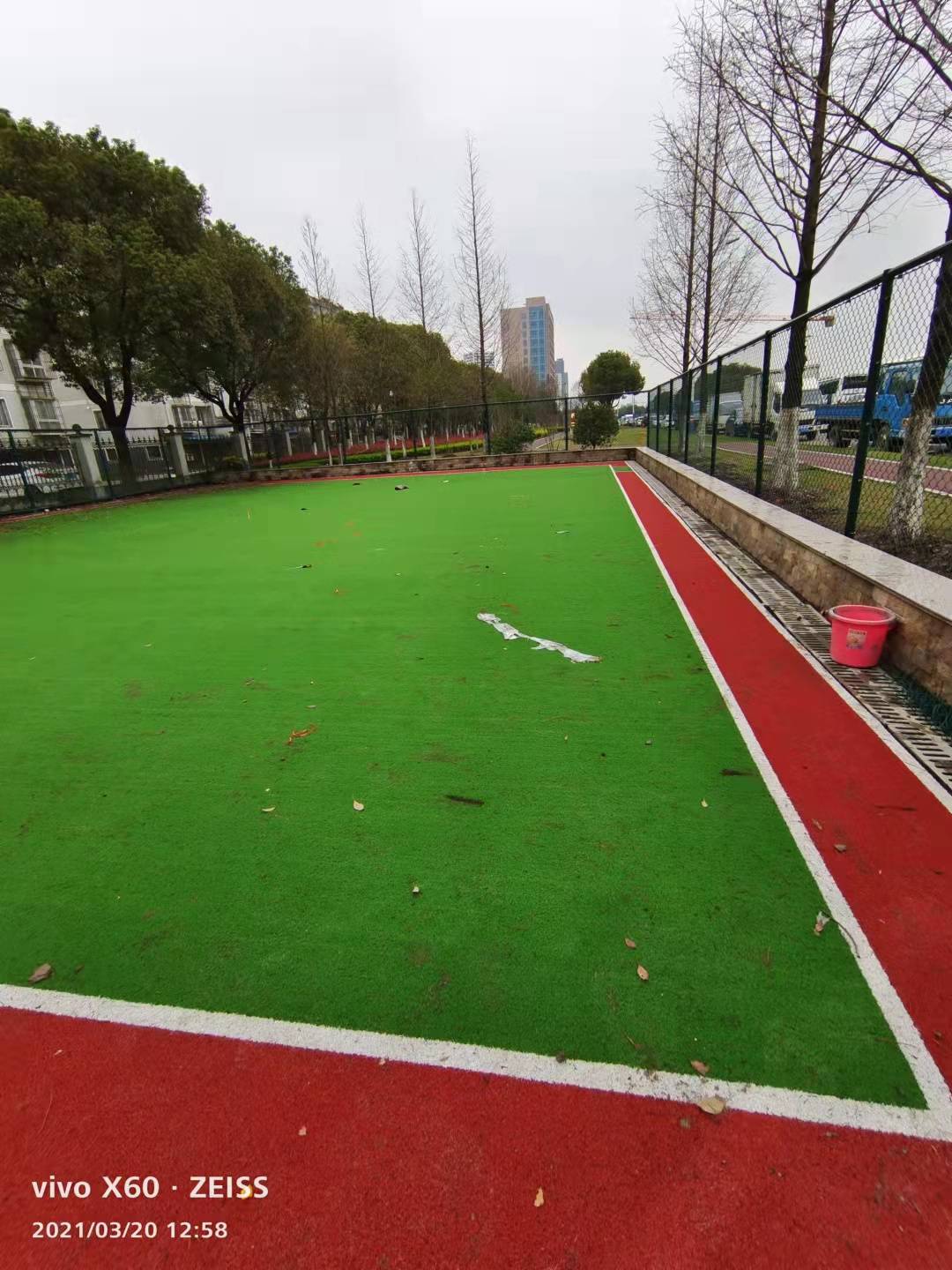 社区用墨绿色球场围网,社区公园围网