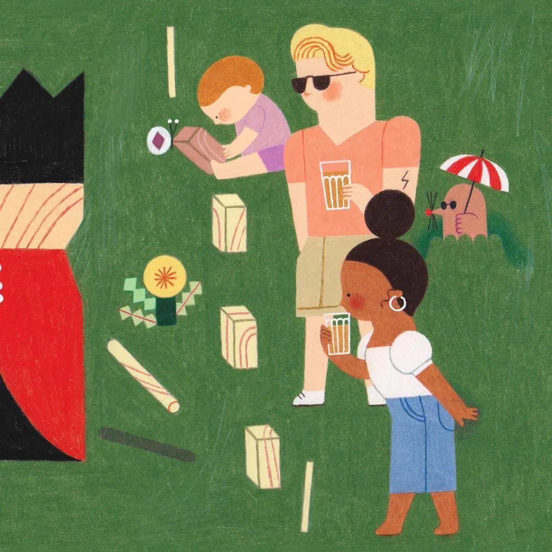 韩国插画师ensee作品,韩国插画师ae