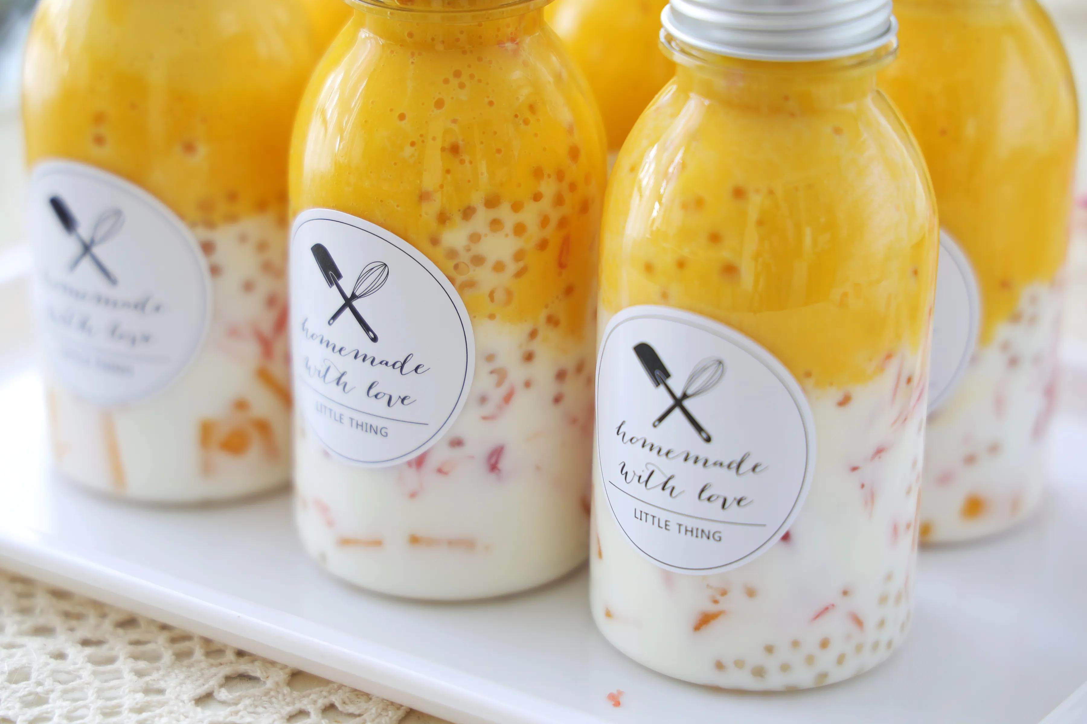 自制网红饮品，杨枝甘露，不加糖，好喝颜值高，夏天喝太安逸了