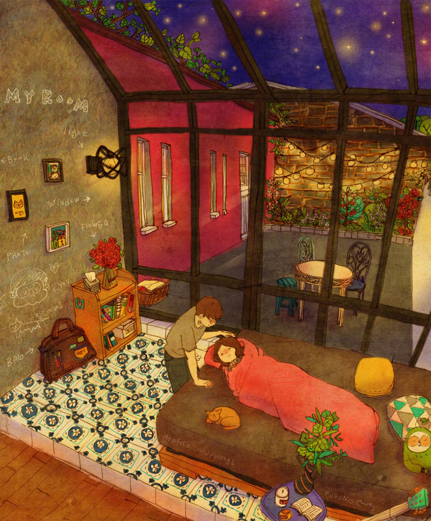 韩国插画师jungsuklee的作品,韩国插画师banzisu作品赏析