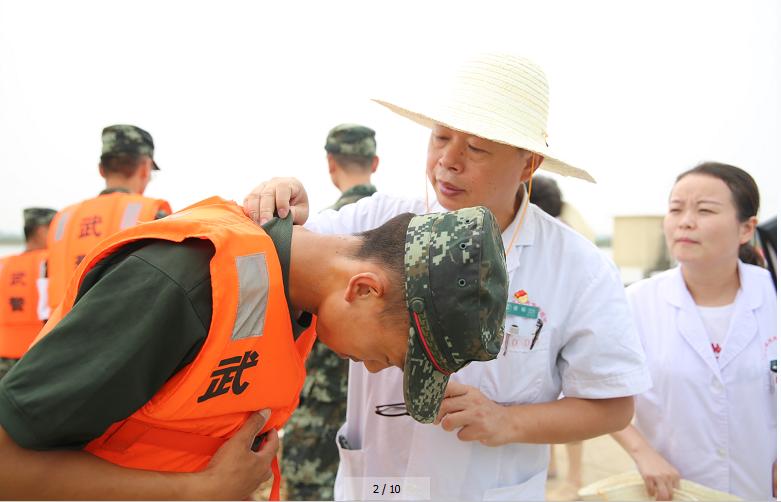 江西省紧急医学救援队抗洪,支援抗洪救灾江西