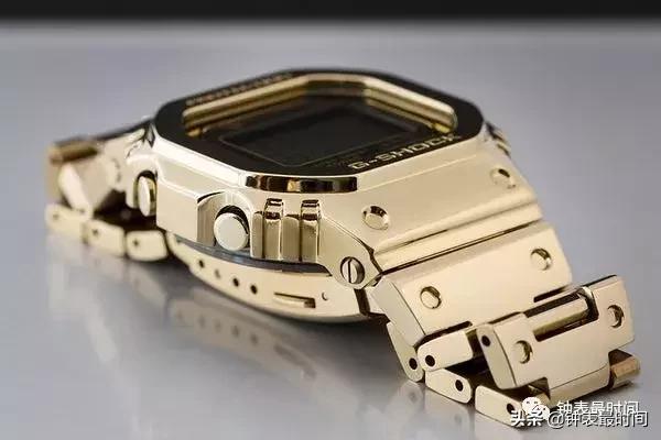 卡西欧手表g-shock黑武士黑金搭配,卡西欧高级感g-shock手表