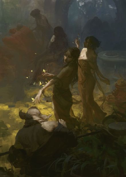 游戏插画绘画全过程,游戏插画师优秀作品集