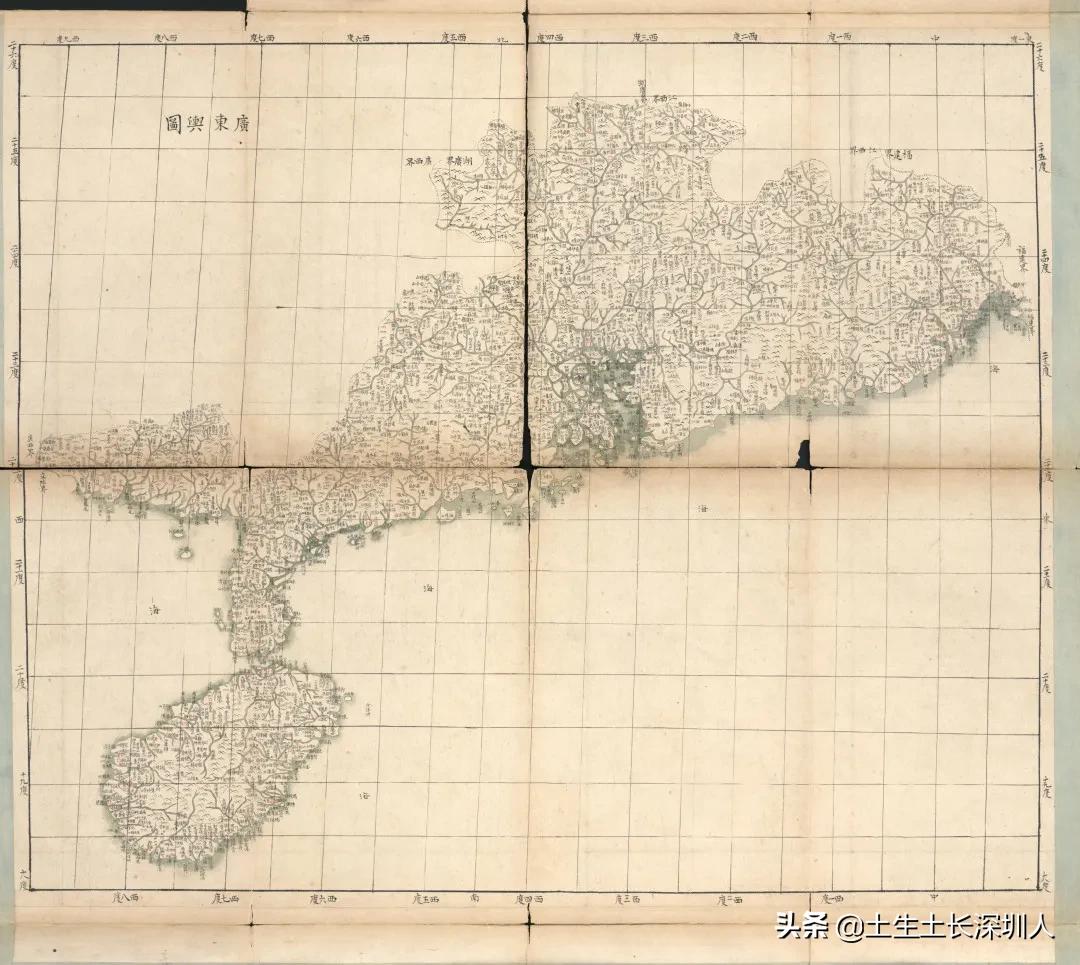 这些深圳老地图,见过一张就算你厉害