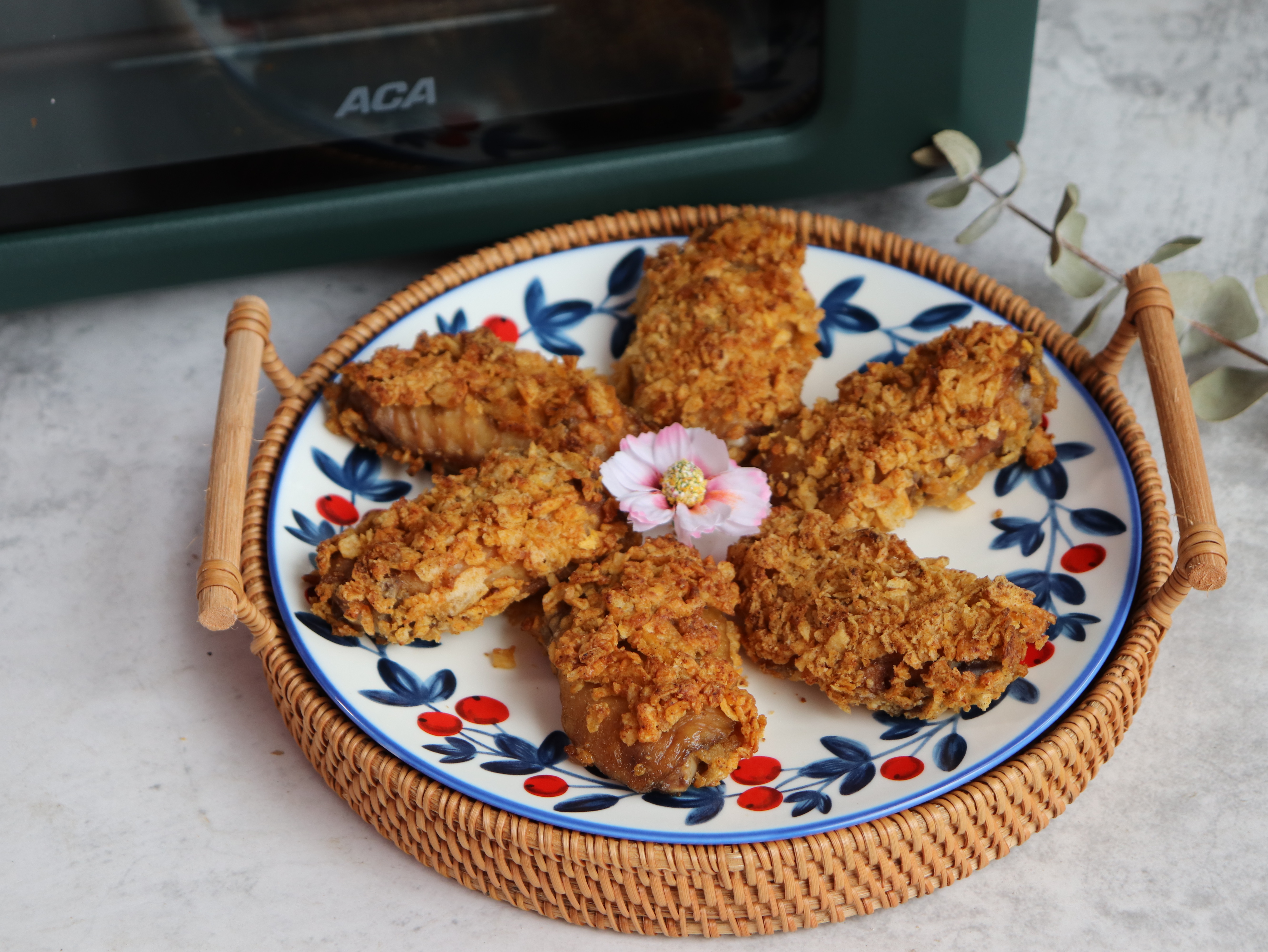 薯片烤鸡翅做法,脆脆的薯片鸡翅