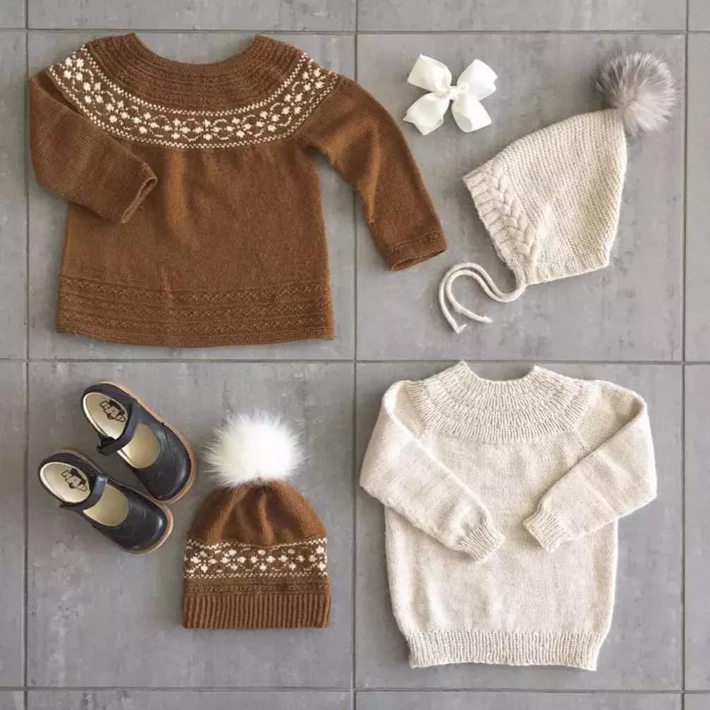 宝宝衣服编织教程0-1岁简单,编织宝宝卡通衣服