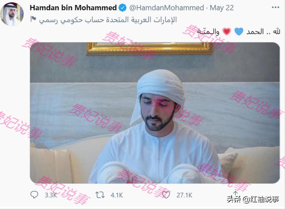 迪拜王子喜得龙凤胎,迪拜王储哈曼丹王子