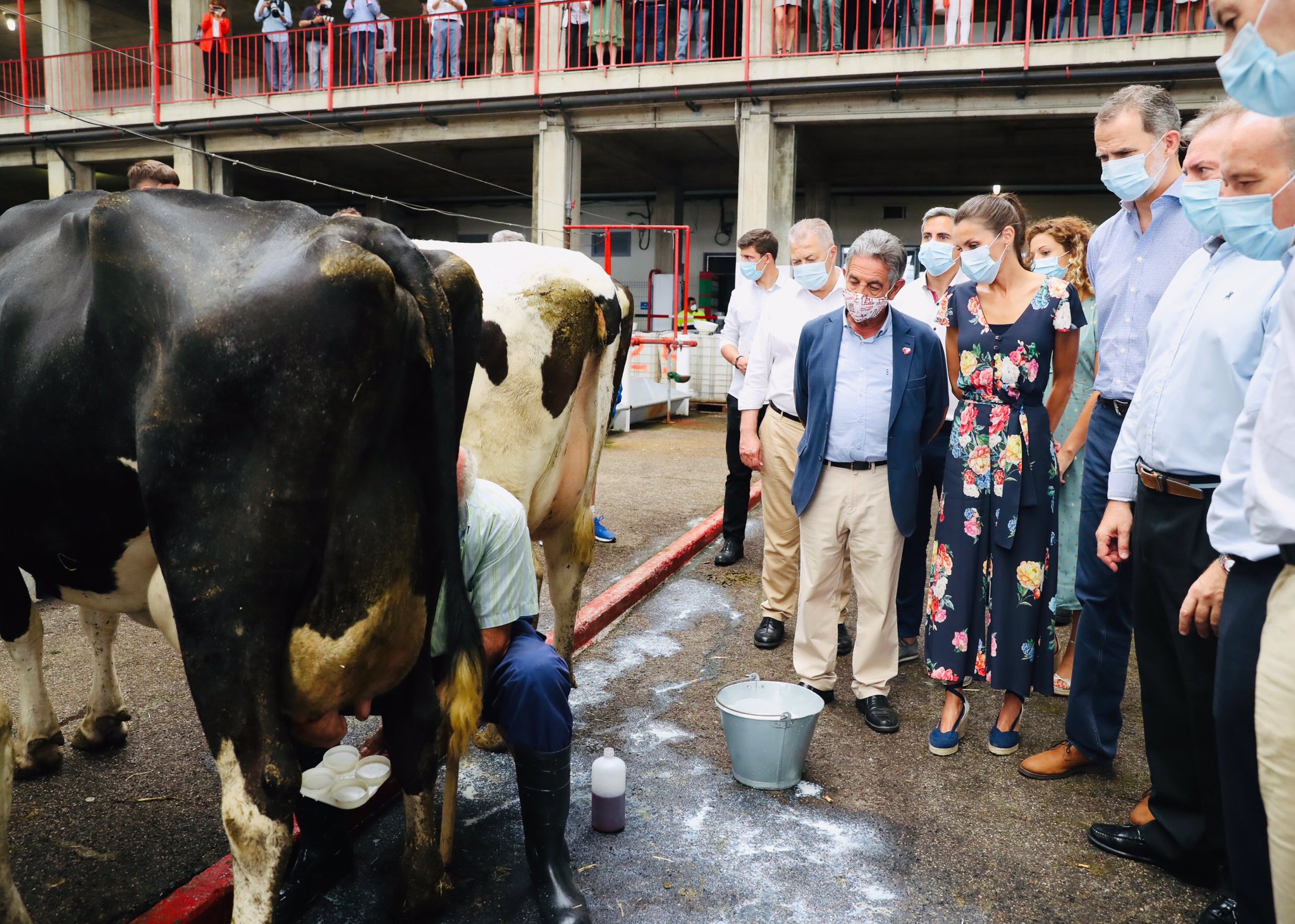 西班牙王室集体亮相,西班牙王室盛装亮相