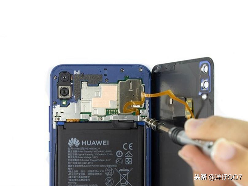 荣耀8x后壳玻璃拆解,荣耀8x听筒拆解视频