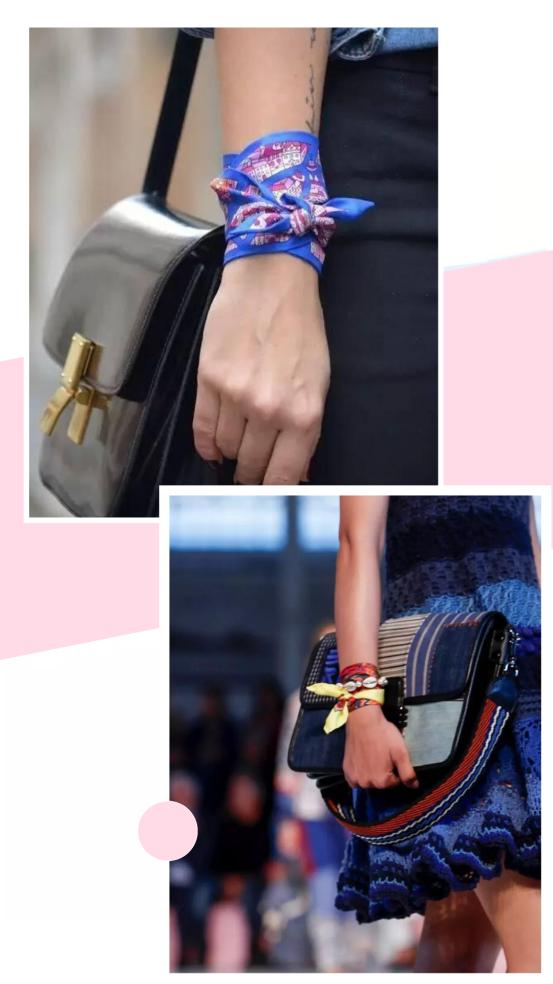 丝巾有哪些时髦又高级的搭配,简单丝巾穿出高级感