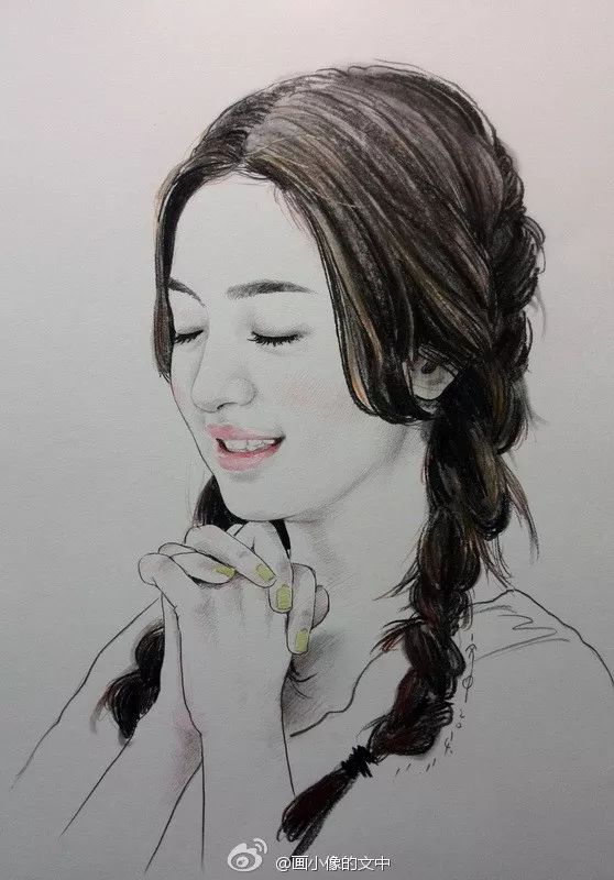 比起打印画，美院毕业的他，笔下这种彩铅水彩画才好看哭了~