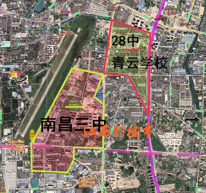 南昌青云谱学区划分最新规划,南昌2024小学区划分图青云谱