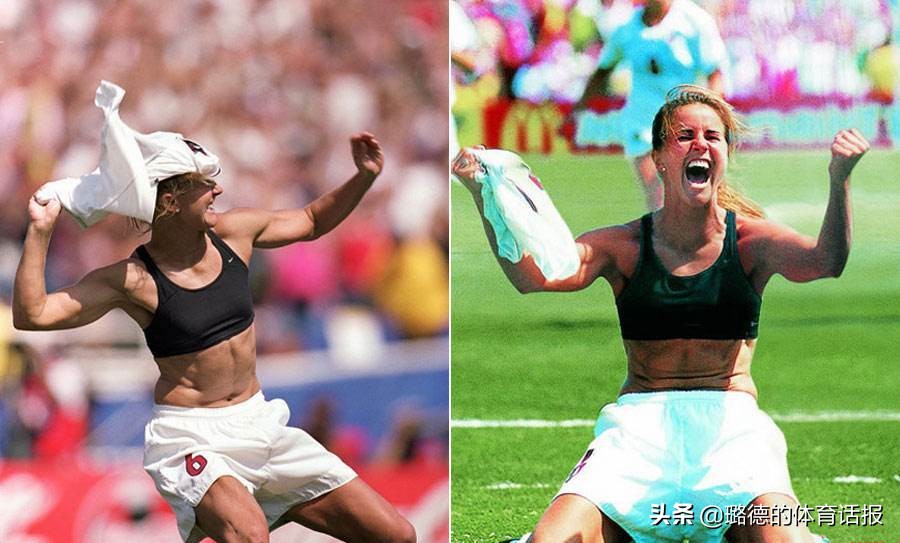 女足进球脱球衣滑跪庆祝,进球后脱衣庆祝
